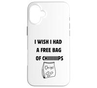 Custodia per iPhone 16 Plus Vorrei avere un sacchetto di patatine gratis - divertente, meme gergale per bambini