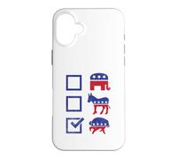 Custodia per iPhone 16 Plus Votazione USA Democratico Procione repubblicano Casella di controllo americana