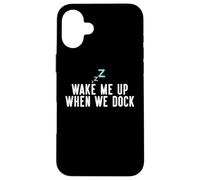 Custodia per iPhone 16 Plus Wake Me Up When We Dock Cruise Traveller Souvenir