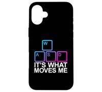 Custodia per iPhone 16 Plus WASD It's What Moves Me