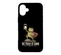 Custodia per iPhone 16 Plus We Proof At Dawn Cottagecore Frog - Paniere a lievitazione naturale