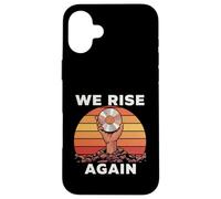Custodia per iPhone 16 Plus We Rise Again tributo a CD Rom e Physical Media Lovers