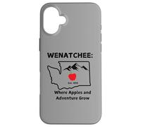 Custodia per iPhone 16 Plus Wenatchee: Dove mele e avventura crescono l'orgoglio dello stato WA