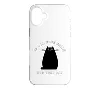 Custodia per iPhone 16 Plus When all else fails, hug your cat