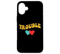 Custodia per iPhone 16 Plus where i go trouble follows couple