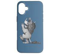 Custodia per iPhone 16 Plus Where the Wild Things Are Drawn Tri-Horned Monster