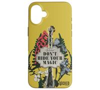 Custodia per iPhone 16 Plus Wicked Don’t Hide Your Magic Floral Broom