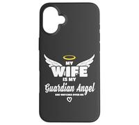 Custodia per iPhone 16 Plus Wife Is My Angel She Watches Over Me In Memory