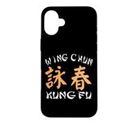Custodia per iPhone 16 Plus Wing Chun Kung Fu Cinese Arti Marziali Calligrafia