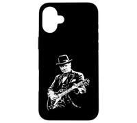 Custodia per iPhone 16 Plus Winston Churchill Suonare Chitarra Design