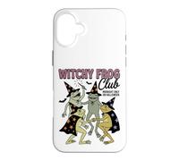 Custodia per iPhone 16 Plus Witchy Frog Club Midnight Only On Halloween Frog Coven