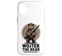 Custodia per iPhone 16 Plus Wojtek Orso Soldato Artiglieria