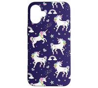 Custodia per iPhone 16 Plus Womens Kids Girls Pretty Unicorn Pattern