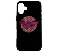 Custodia per iPhone 16 Plus Wonder Woman Movie Geometric Logo With Golden Sun