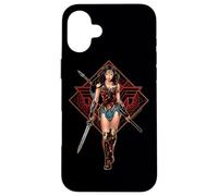 Custodia per iPhone 16 Plus Wonder Woman Movie Warrior