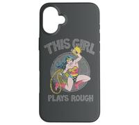 Custodia per iPhone 16 Plus Wonder Woman Plays Rough