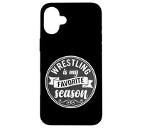 Custodia per iPhone 16 Plus Wrestler Wrestle Wrestling is My Favorite Season