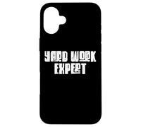Custodia per iPhone 16 Plus Yard Work Expert Grass Mowing Landscaper Lawn Caretaker