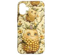 Custodia per iPhone 16 Plus Yellow Corn On The Cob Decor For Girls And Farmer Whimsical
