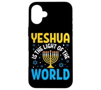 Custodia per iPhone 16 Plus Yeshua è la luce del mondo