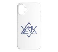 Custodia per iPhone 16 Plus Yeshua - Maglietta Gesù Cristo Super Star of David