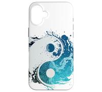 Custodia per iPhone 16 Plus Ying Yang Tai Chi Equilibrio Taoismo Meditazione Flusso Acqua Stato