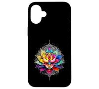 Custodia per iPhone 16 Plus Yoga Spirituale dei 7 Chakra Lotus Mandala Balance Energy
