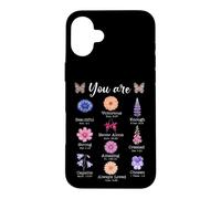 Custodia per iPhone 16 Plus You Are Flower Beautiful Christian Religious Bible Verse