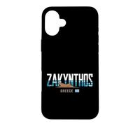 Custodia per iPhone 16 Plus Zante Grecia Città Viaggio Costiera Fuga