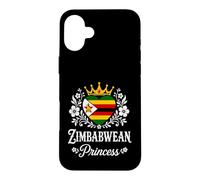 Custodia per iPhone 16 Plus Zimbabwean Princess Zimbabwe Flag Proud Zimbabwean Girl