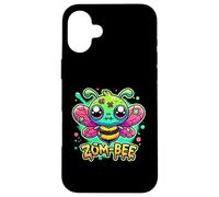 Custodia per iPhone 16 Plus Zom-Bee Carino Halloween Creepy Zombie Bee Cartoon