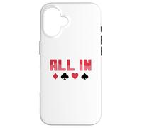 Custodia per iPhone 16 Poker All in Gioco di Carte