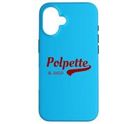 Custodia per iPhone 16 Polpette al Sugo | Ironia Grafica Retrò