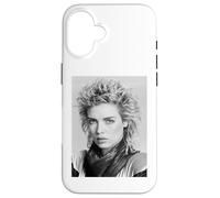 Custodia per iPhone 16 Pop Star Kim Wilde prende in giro & Dares Era Ritratto 1984