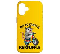 Custodia per iPhone 16 Possum Off to Cause A Kerfuffle Funny Opossum