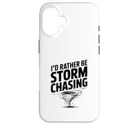 Custodia per iPhone 16 Preferirei essere la tempesta a caccia