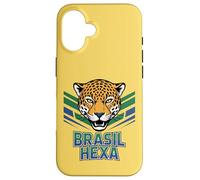 Custodia per iPhone 16 Pride BRASIL Selecao Home Cheer Country Flag Spirit Game Day