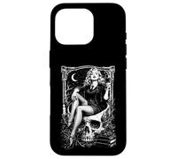 Custodia per iPhone 16 Pro 1950s Retro Pinup Ragazza Punk Alt Grunge Scuro Goth Estetica