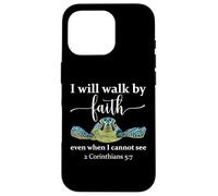 Custodia per iPhone 16 Pro 2 Corinthians 5 17 We Walk By Faith Not By Sight Bible Verse