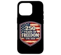 Custodia per iPhone 16 Pro 250 anni di libertà 1776-2026 250° anniversario USA Patriot