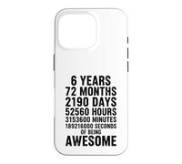 Custodia per iPhone 16 Pro 6 Anni 72 Mesi 189216000 Secondi Di Essere Fantastico