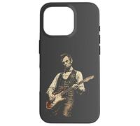 Custodia per iPhone 16 Pro Abraham Lincoln Chitarra Retro Vintage Musica Storia
