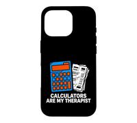 Custodia per iPhone 16 Pro Accountant Bookkeeper Calculators Are My Therapist
