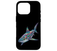 Custodia per iPhone 16 Pro Acquario subacqueo con squalo di barriera corallina