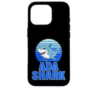 Custodia per iPhone 16 Pro Ada Shark Family Reunion Squad Nome Cognome