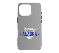 Custodia per iPhone 16 Pro Alaska Bear Alaska L'ultima frontiera Vintage Retro
