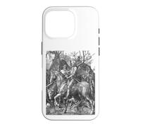 Custodia per iPhone 16 Pro Albrecht Dürer Cavaliere La morte e il diavolo Arte Rinascimentale