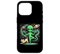 Custodia per iPhone 16 Pro Alieno Fare Yoga - Yoga Posa - Spazio - Plancton