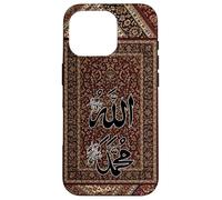 Custodia per iPhone 16 Pro Allah musulmano e profeta Maometto Nome Script arabo Islam