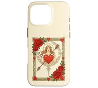 Custodia per iPhone 16 Pro Allegoria dell'Amore Vintage Art Nouveau Romance